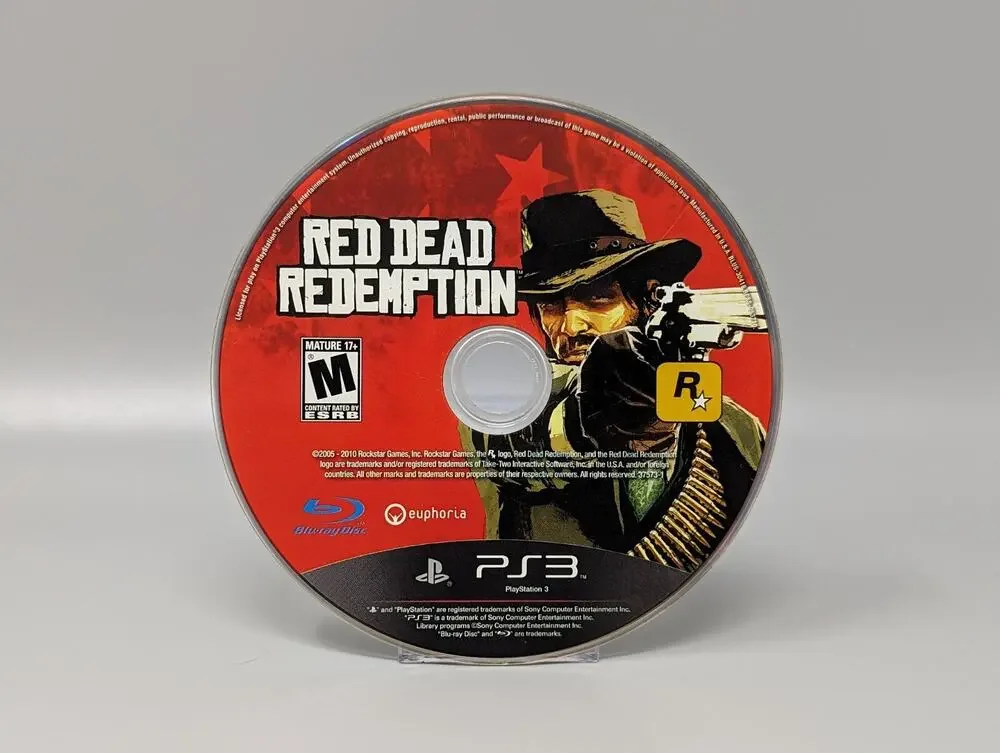 Red Dead Redemption Sony PlayStation 3, 2010 PS3 Disc Only in Jewel Case